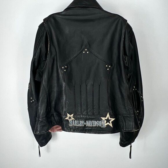 Vintage Harley Davidson Women’s Leather Jacket plus size 2W - Picture 2 of 16